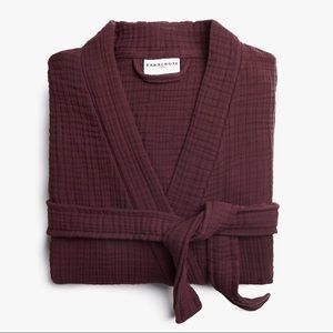 Parachute Burgundy Waffle Robe